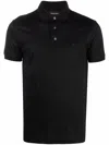 Emporio Armani Man Polo Shirt Black Size L Cotton