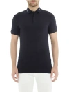 Emporio Armani Logo Polo Shirt In Black