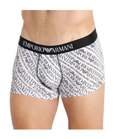 Emporio Armani Logo-print Boxer Pants In Nude