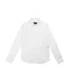 Emporio Armani Logo-print Button-up Shirt In White