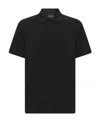 Emporio Armani Man Polo Shirt Black Size L Cotton In Black