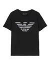 Emporio Armani Logo-print Cotton T-shirt In Black