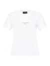 Emporio Armani Logo-print Cotton T-shirt In White
