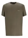 Emporio Armani T-shirt Mit Logo-print In Green