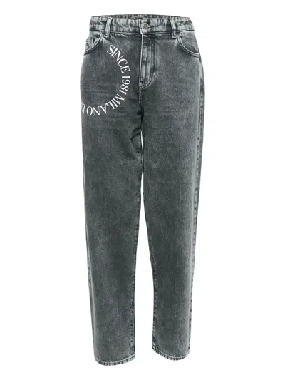 Pre-owned Emporio Armani Logo-print Jeans