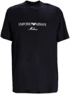 Emporio Armani Logo-print Jersey T-shirt In Black