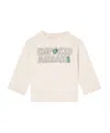 Emporio Armani Logo-print Long-sleeve T-shirt In Brown