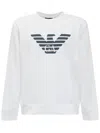 Emporio Armani Logo Print Long-sleeved Sweatshirt