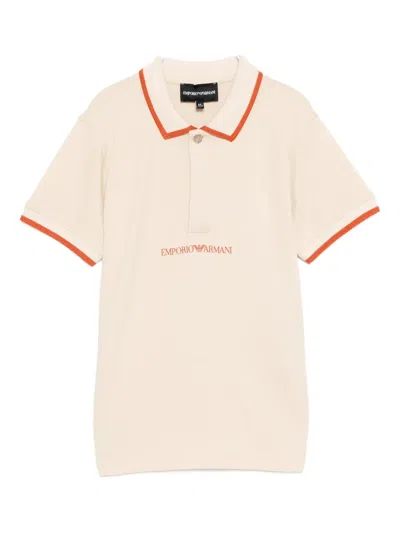 EMPORIO ARMANI LOGO-PRINT POLO SHIRT