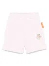 Emporio Armani Logo-print Shorts In Pink