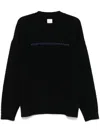 Emporio Armani Logo-print Sweater In Black