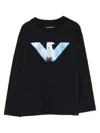 Emporio Armani Logo-print T-shirt In Black