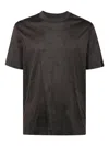 Emporio Armani Men's Allover Logo T-shirt In Black