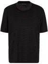 Emporio Armani Logo-print T-shirt In Black