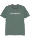 Emporio Armani Logo-print T-shirt In Green