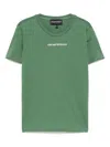 Emporio Armani Logo-print T-shirt In Green
