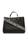 Emporio Armani Logo-debossed Tote Bag In Black