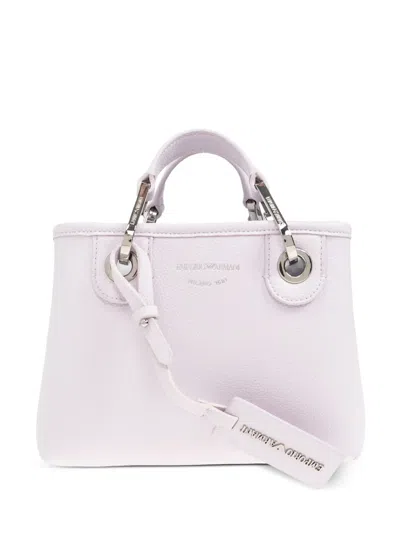 Emporio Armani Logo-print Tote Bag In Pink