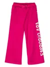 Emporio Armani Logo-print Track Pants In Pink