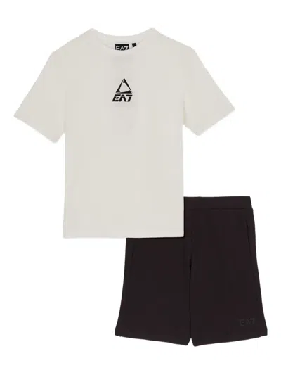 Emporio Armani Kids' Logo-print Tracksuit Set