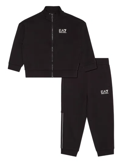 Emporio Armani Kids' Logo-print Tracksuit Set