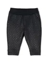 Emporio Armani Logo-print Trousers In Blue