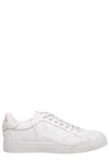 Emporio Armani Logo Printed Lace-up Sneakers In White