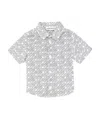 Emporio Armani Logo Printed Shirt In White