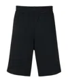 Emporio Armani Logo Printed Shorts In Black