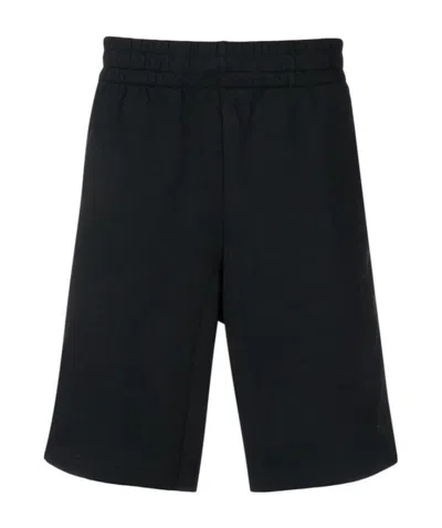 Emporio Armani Logo Printed Shorts In Black