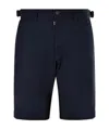 Emporio Armani Logo Printed Shorts In Black