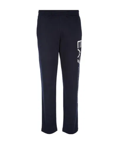 Emporio Armani Logo Printed Sweatpants In Black