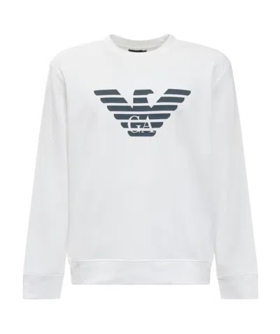EMPORIO ARMANI EMPORIO ARMANI LOGO PRINTED CREWNECK SWEATSHIRT