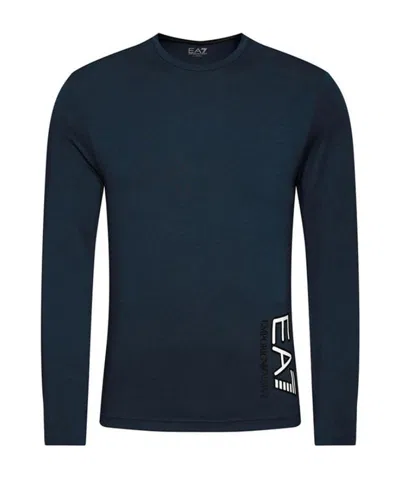 Emporio Armani Logo Printed T-shirt In Black