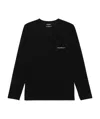 Emporio Armani Logo Printed T-shirt In Black