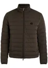 Emporio Armani Logo Quilted Shell Jacket In Grün