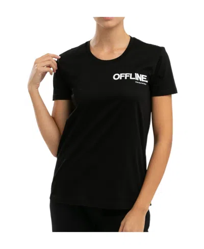 Emporio Armani Logo Round-necked T-shirt In Black