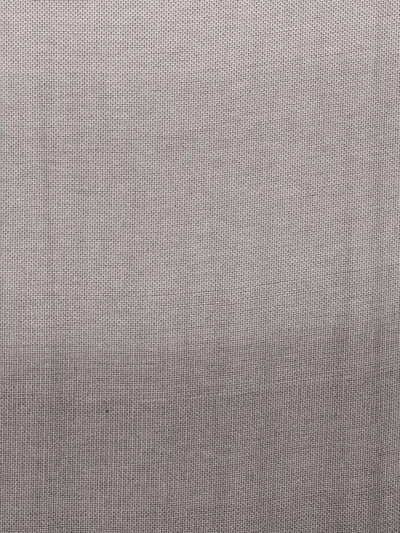 Emporio Armani Logo Scarf In Gray