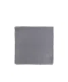 Emporio Armani Herringbone Wool Scarf In Gray