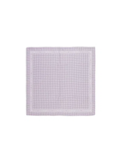 Emporio Armani Logo Scarf In Purple