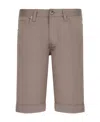 Emporio Armani Logo Shorts In Gray