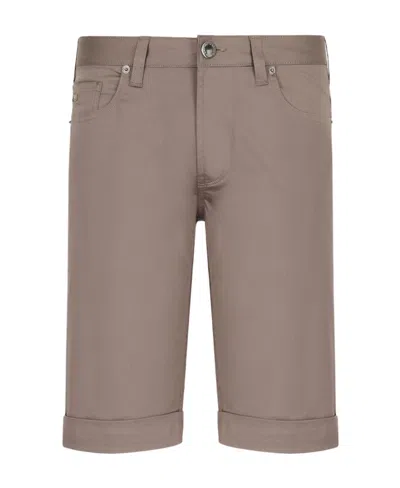 Emporio Armani Logo Shorts In Gray