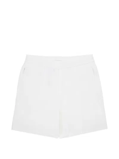 Emporio Armani Logo Shorts In White