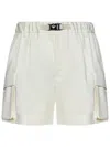 Emporio Armani Logo Shorts In White