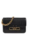 Emporio Armani Logo Shoulder Bag In Black