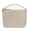 Emporio Armani Logo Shoulder Bag In Nude