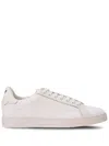 Emporio Armani White Trainers With Textured Upper And Rubber Sole In White