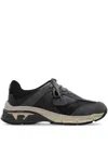 Emporio Armani Sports Shoes With Logo In Gray