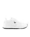 Emporio Armani Men's Logo Low-top Sneakers In White