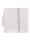 Emporio Armani Monogram Pattern Stole With Lurex Detailing